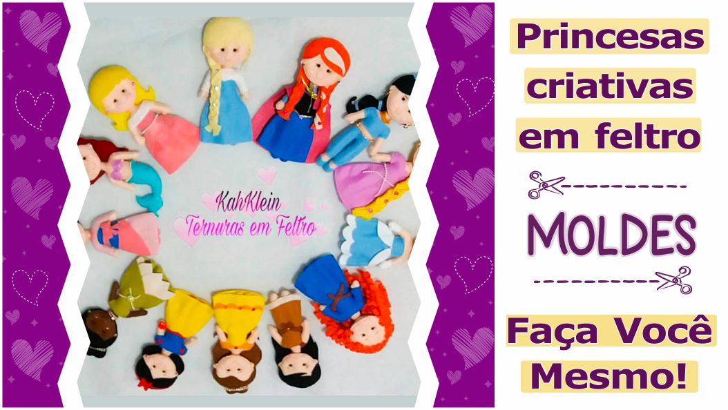 Read more about the article Moldes de princesas para imprimir [DIY]