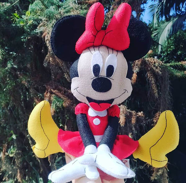 Minnie Mickey em Feltro