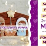 Moldes da Sagrada Família | Ideias Criativas para o Natal!