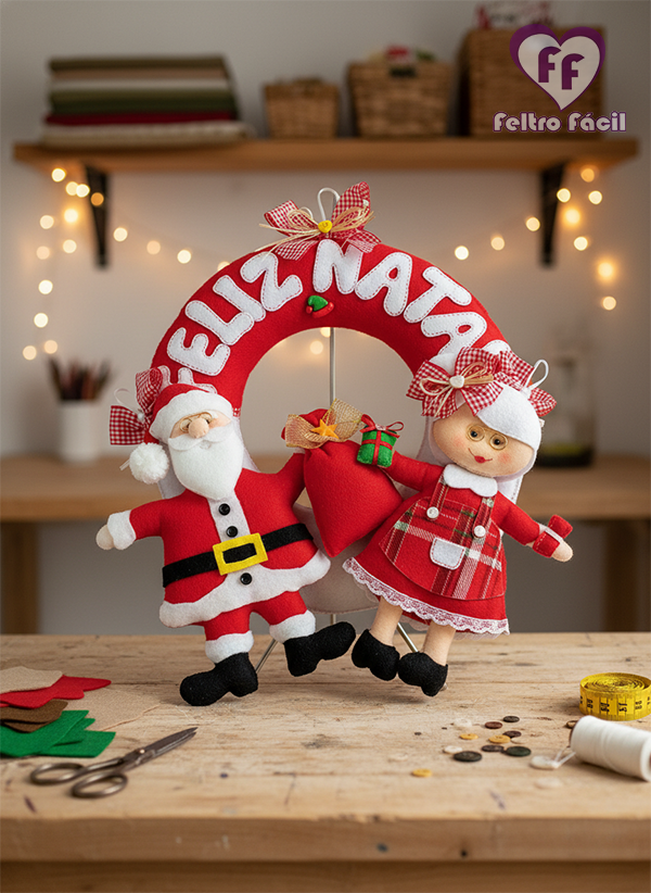 Molde de guirlanda de Natal