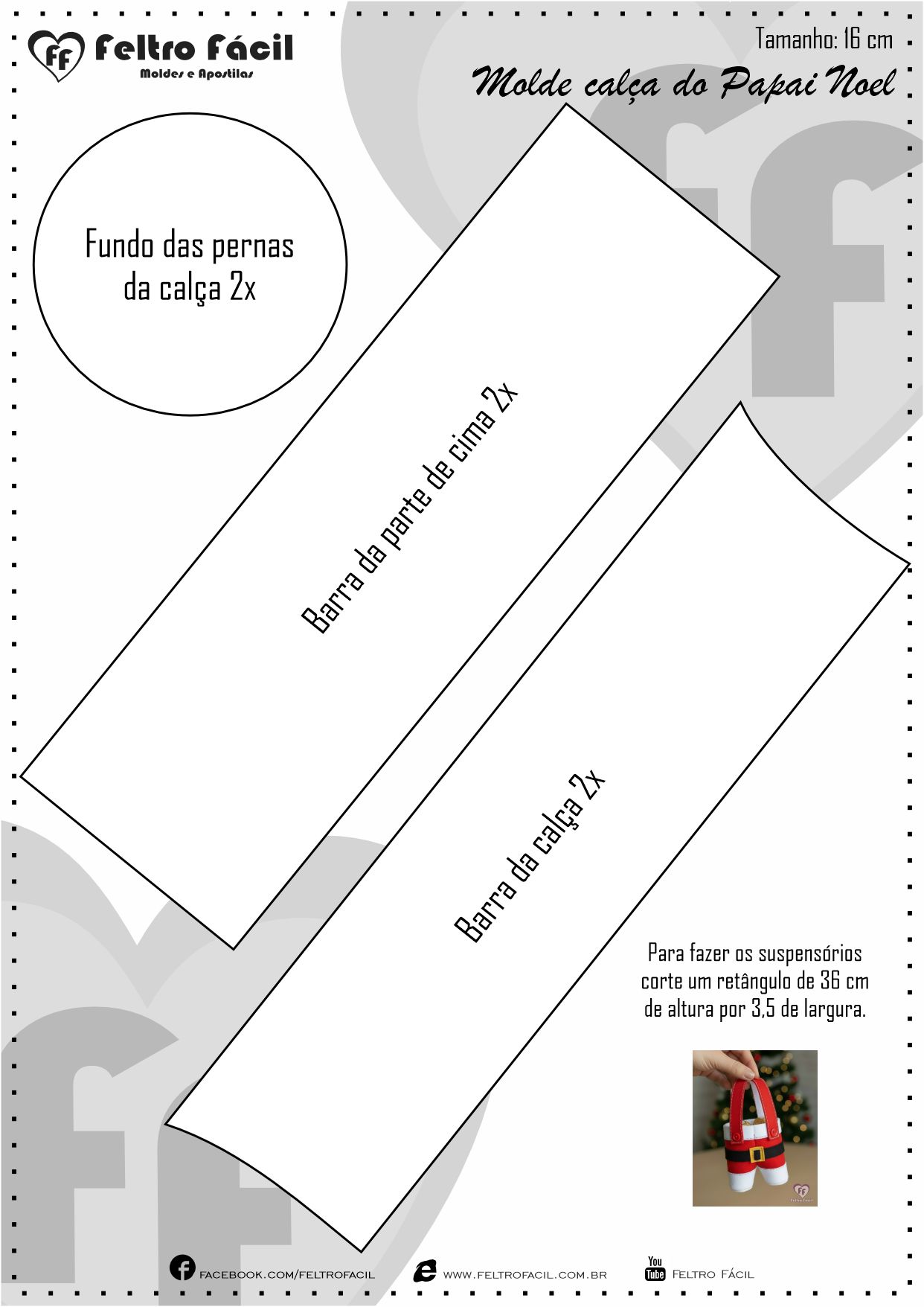 MOLDE LEMBRANCINHA DE NATAL