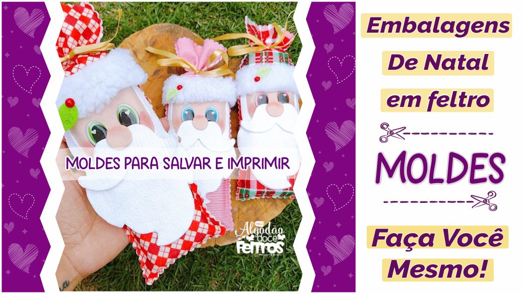 Leia mais sobre o artigo EMBALAGENS EM FELTRO PARA O NATAL