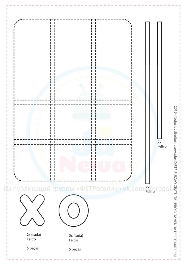 DIY Jogo da Velha Artesanal - Moldes Grátis - Blog Silhouette Brasil
