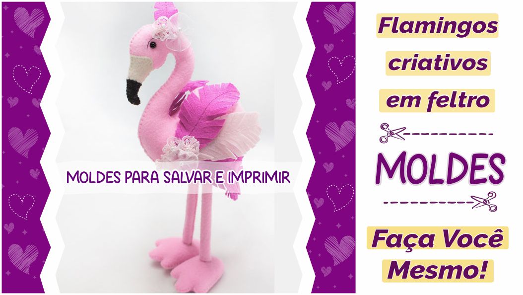 Read more about the article Moldes de Flamingos para Imprimir [Faça Você Mesmo]