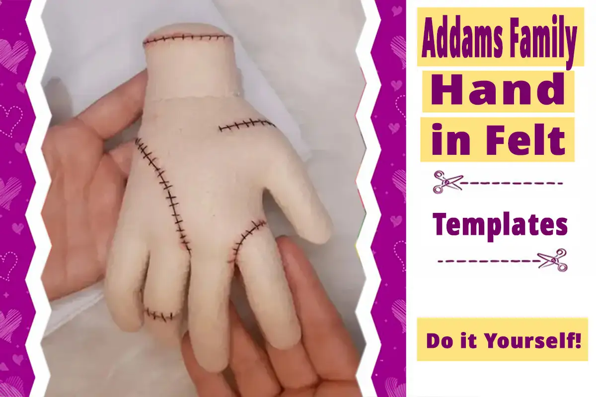 Leia mais sobre o artigo Molde De Mão Em Feltro [Mãozinha Da Família Addams] #façavocêmesmo