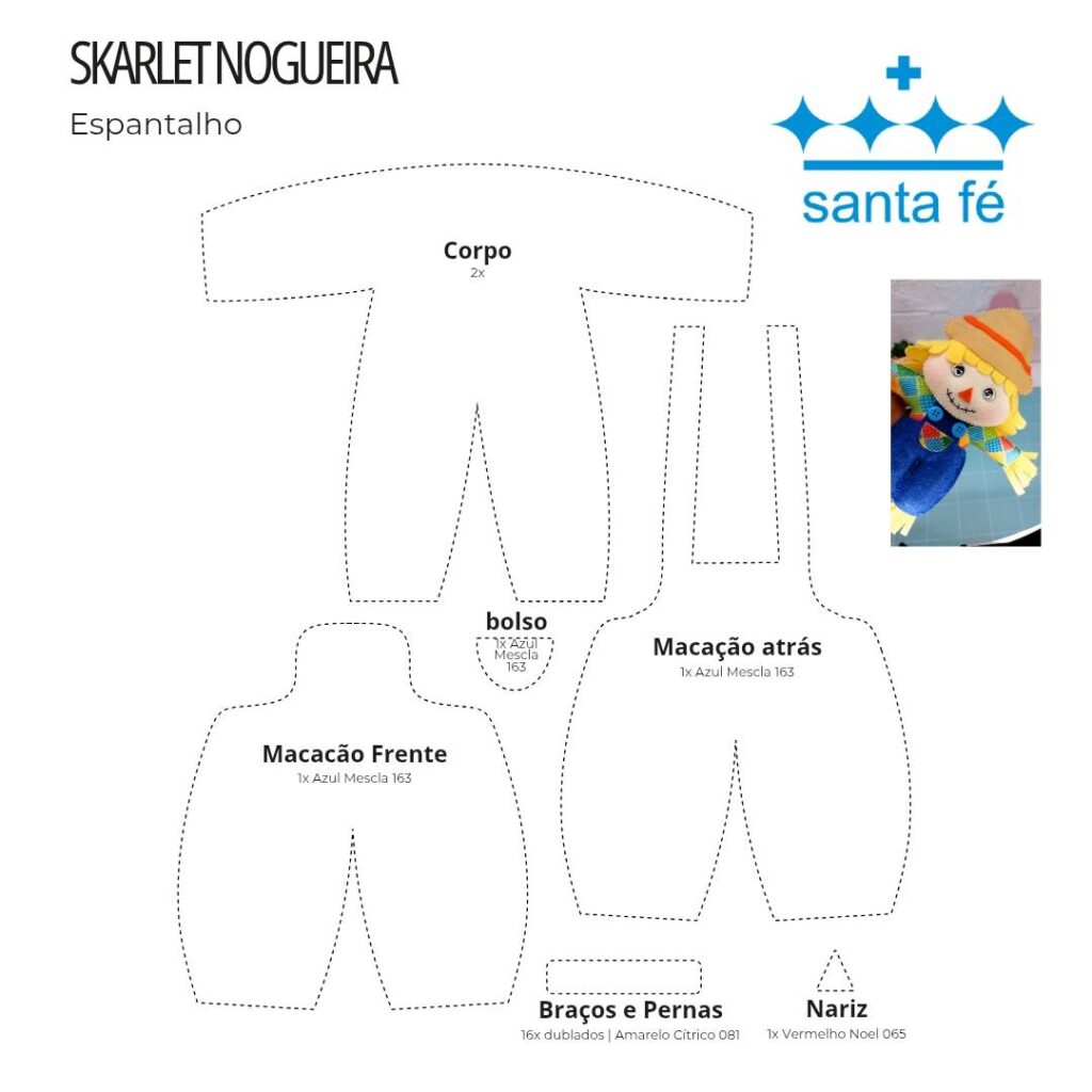 Molde de Espantalho