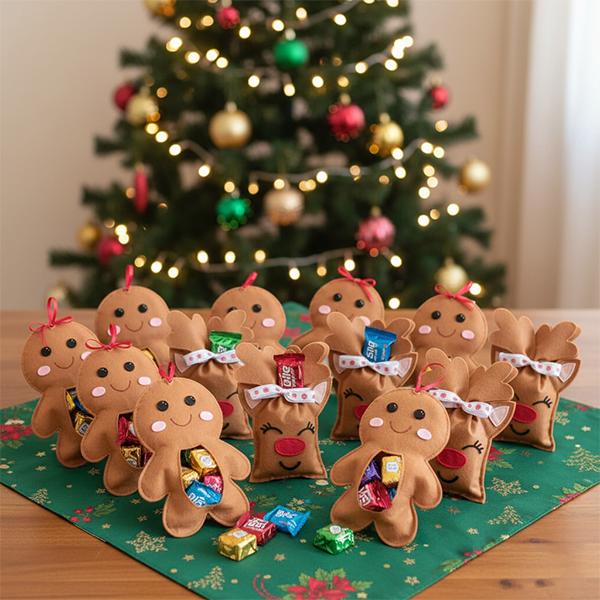 Porta Chocolates de Natal