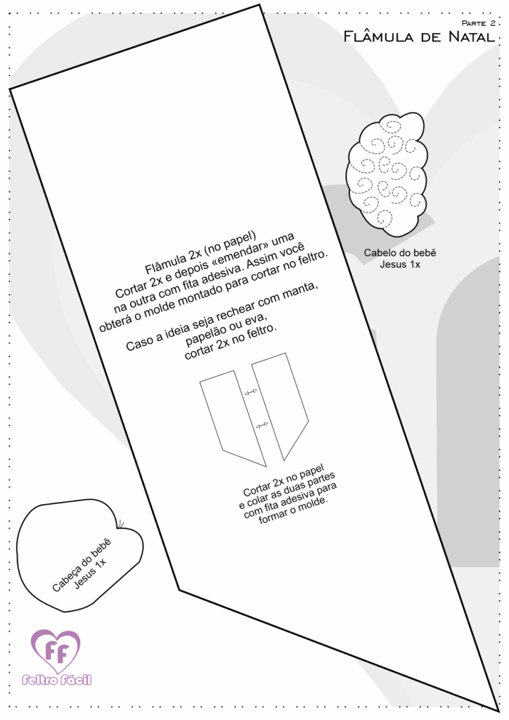 Molde de flâmula de Natal