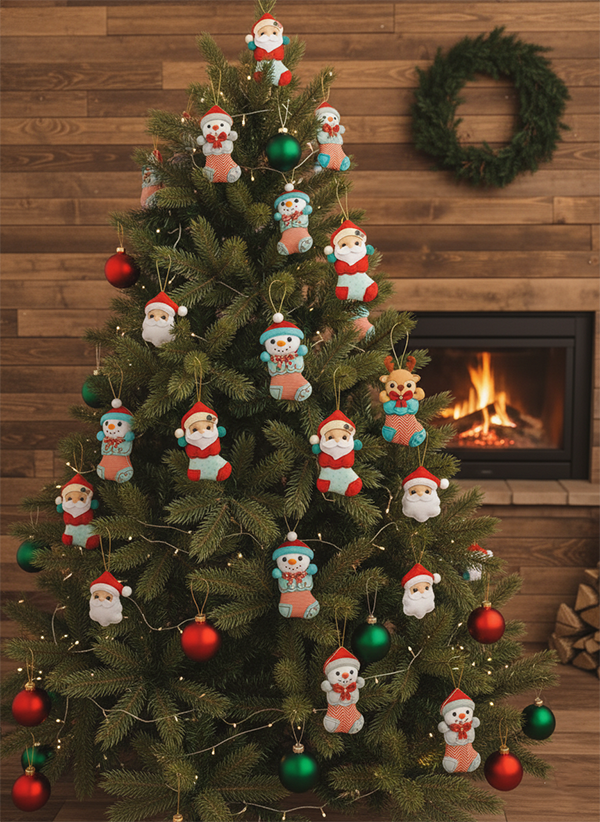 Enfeites para árvore de natal