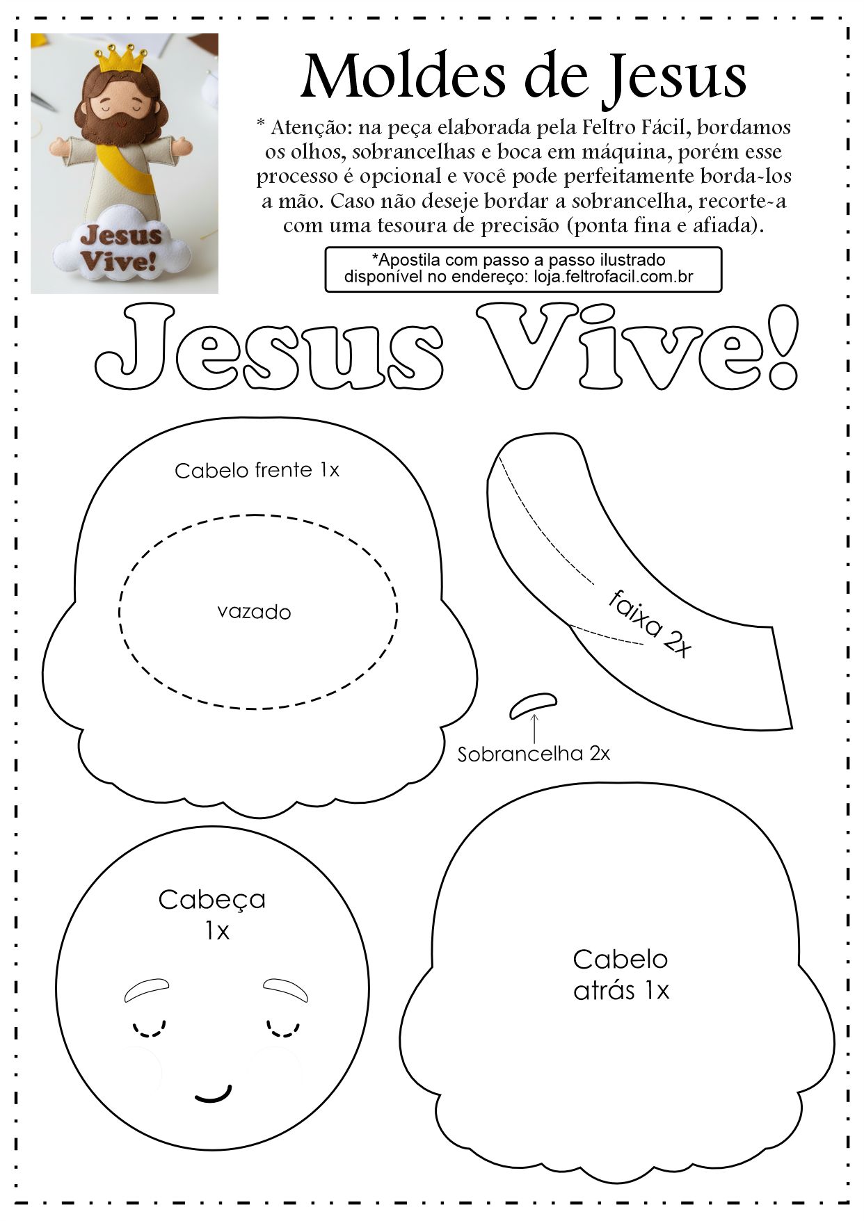 Molde de Jesus Vive