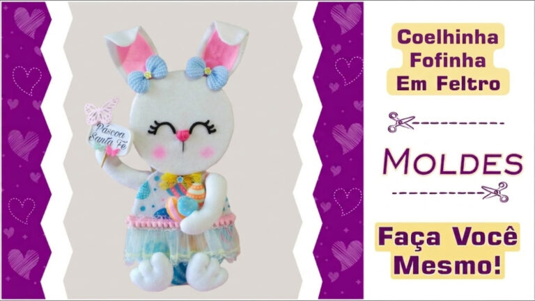 Coelhinha Fofinha em Feltro
