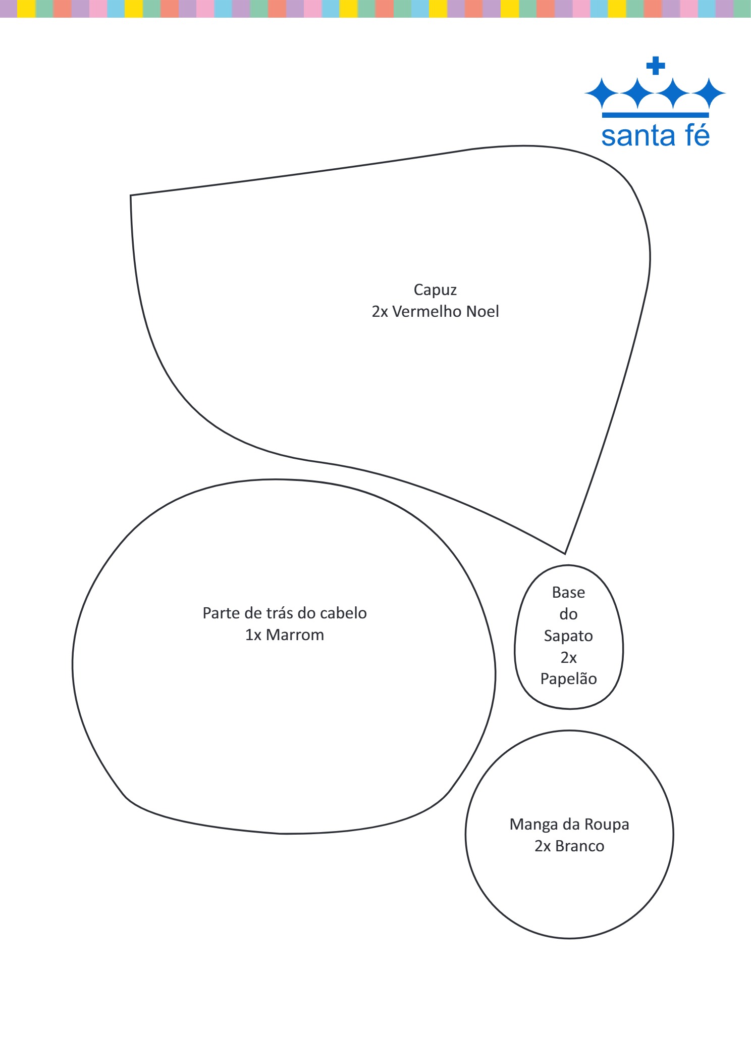 molde boneca chapeuzinho vermelho 1