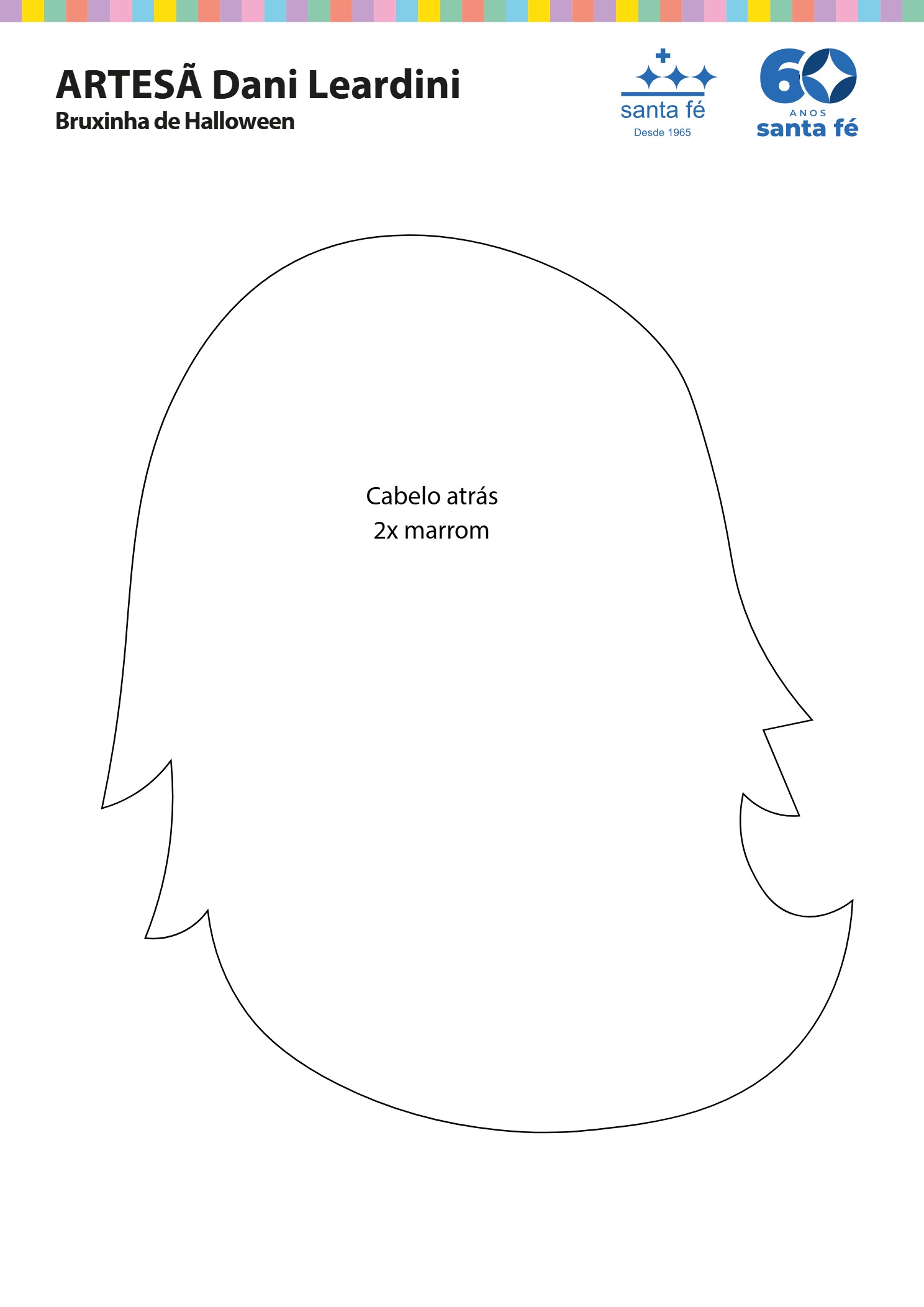 molde bruxinha de halloween 1