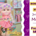 Molde de Bonequinha em Feltro — Grátis para Imprimir