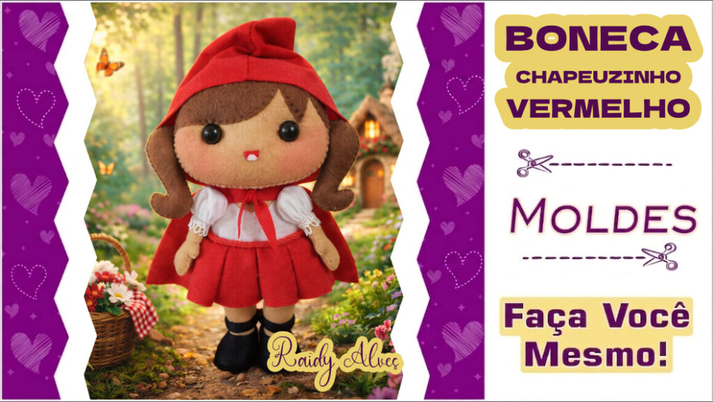 Boneca Chapeuzinho Vermelho