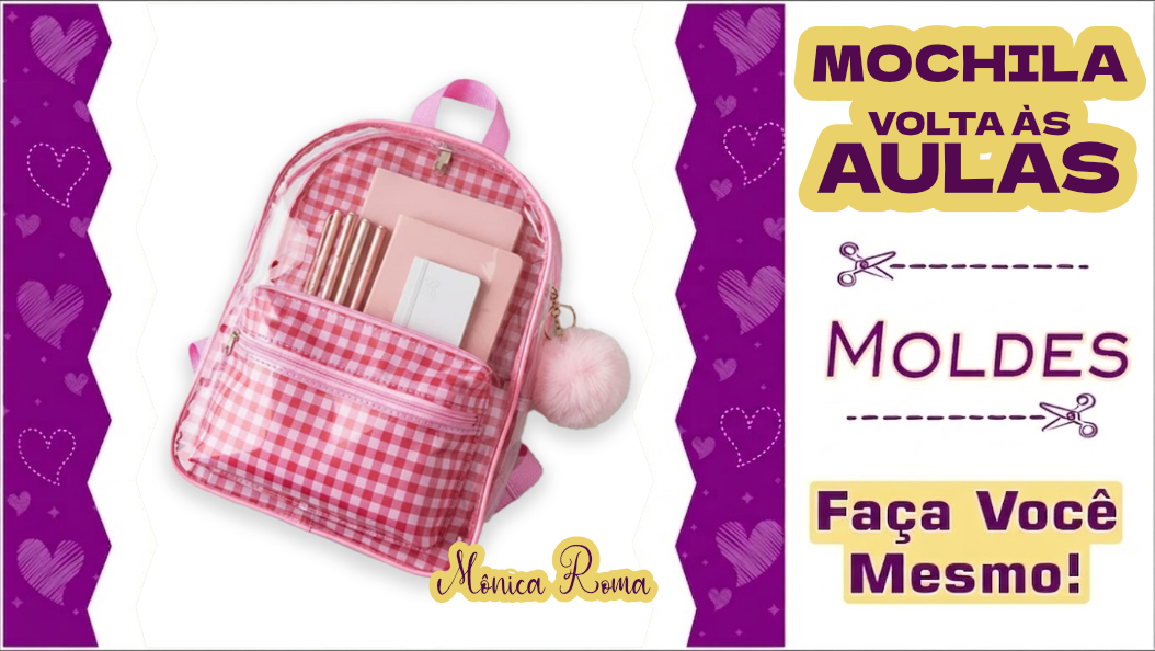 Leia mais sobre o artigo Molde de Mochila Volta às Aulas em Feltro — Grátis para Imprimir