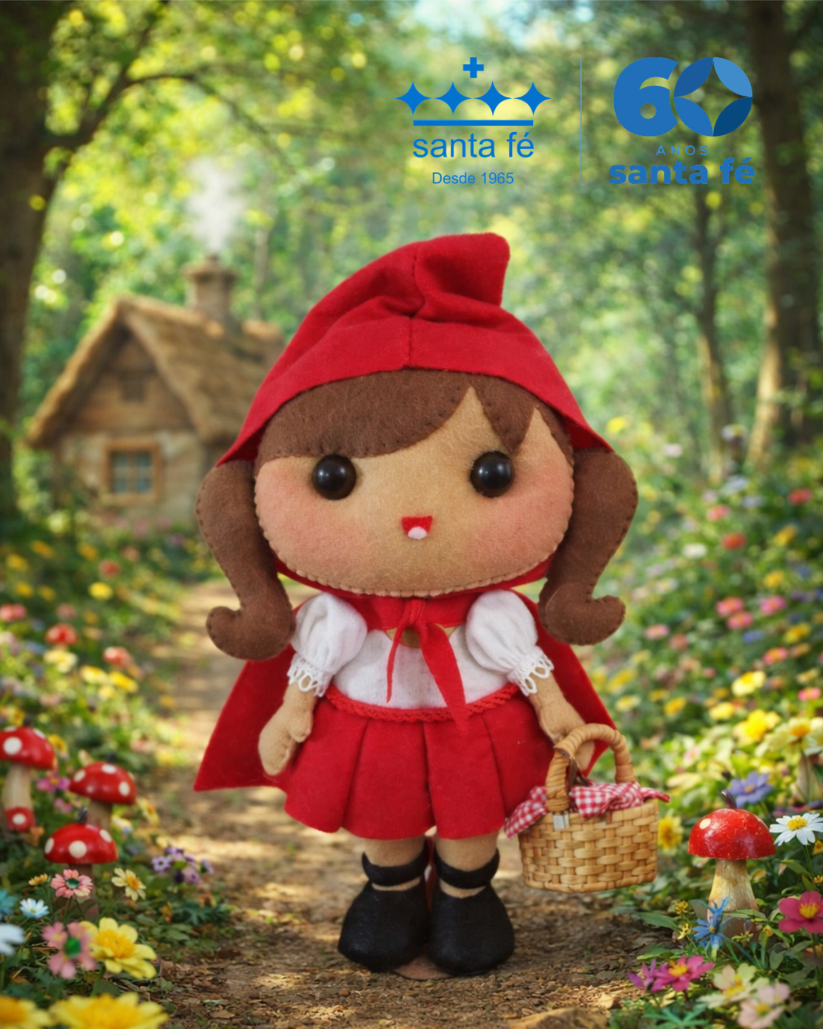 boneca chapeuzinho vermelho