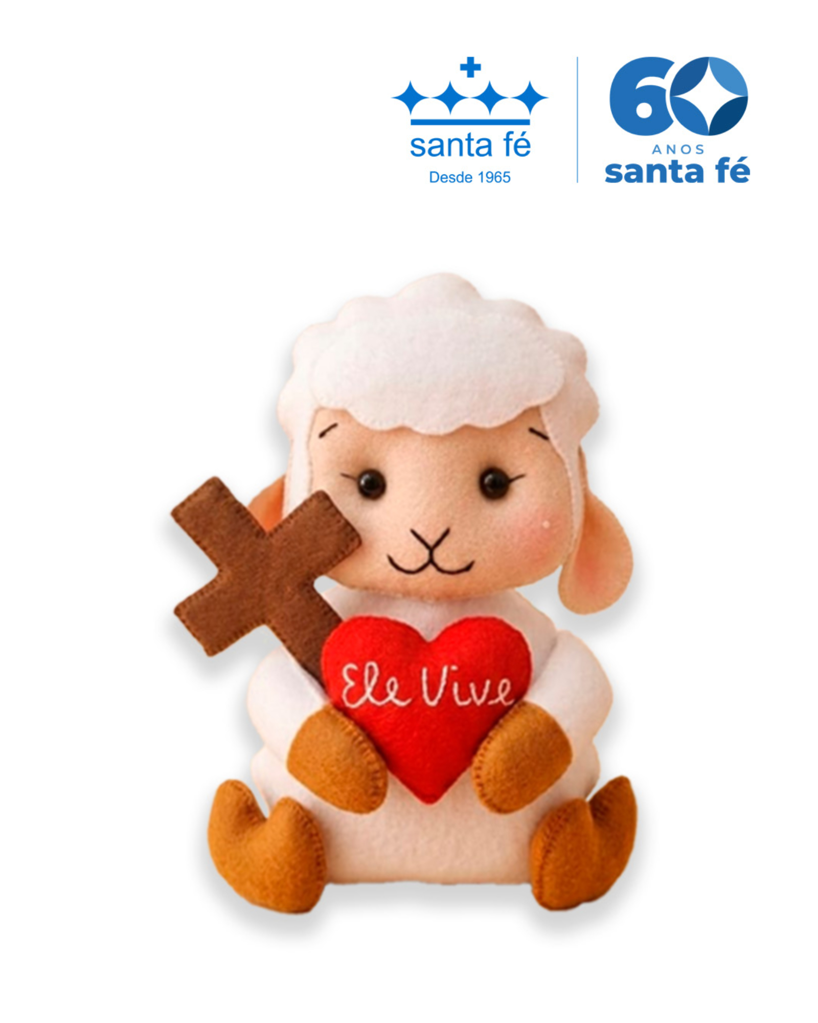 cordeirinho de páscoa – priscila fronza de feltro