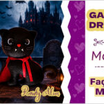 Gatinho Drácula em Feltro — Moldes Grátis para Imprimir