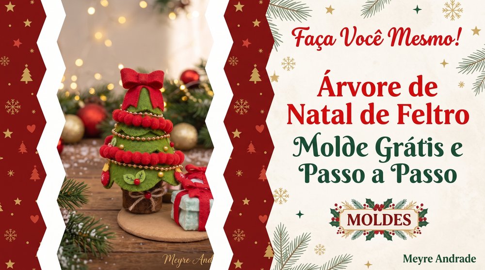 árvore de feltro