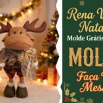 Rena Vintage Natalina: Molde Grátis para Feltro