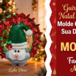 Guirlanda de Natal em Feltro: Molde Grátis para Sua Decoração