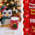 Pinguim Cofrinho Natalino de Feltro: Molde Grátis e Passo a Passo
