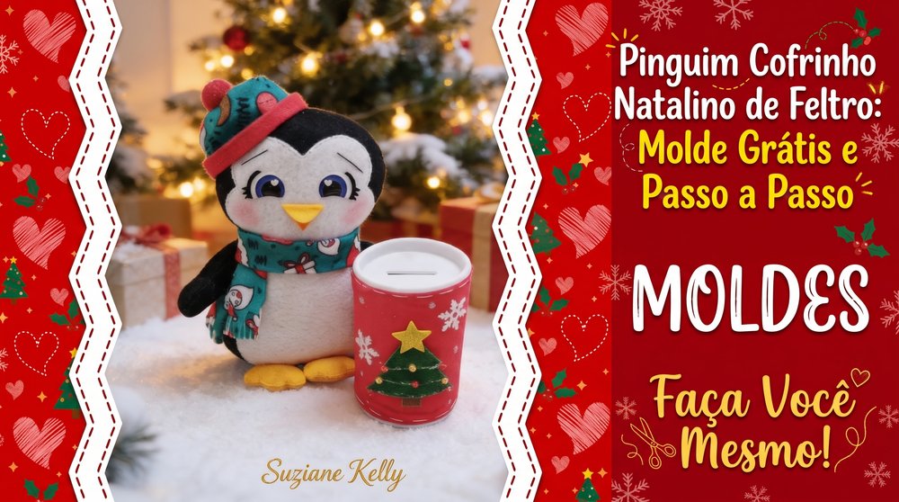 pinguim de feltro