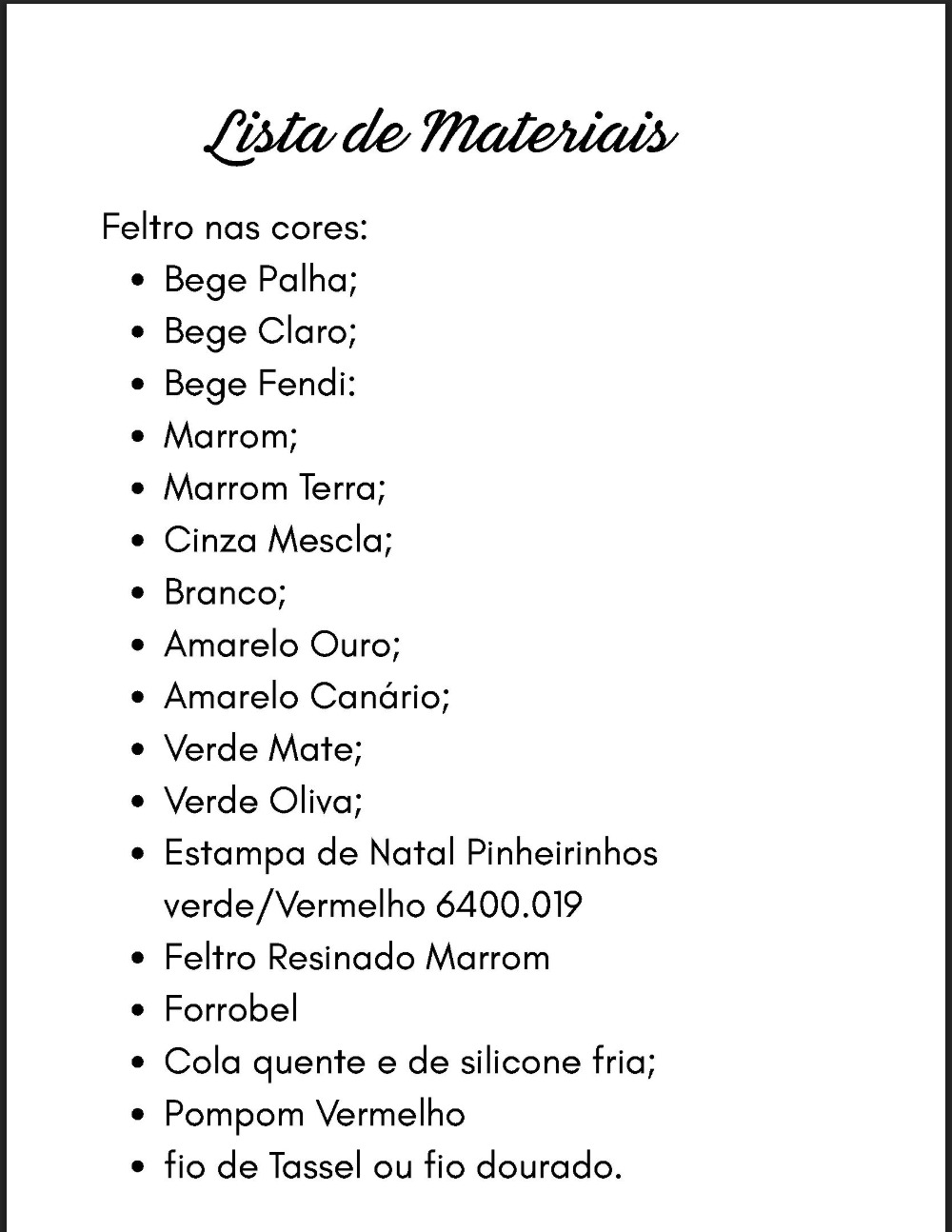 molde presépio de feltro 1