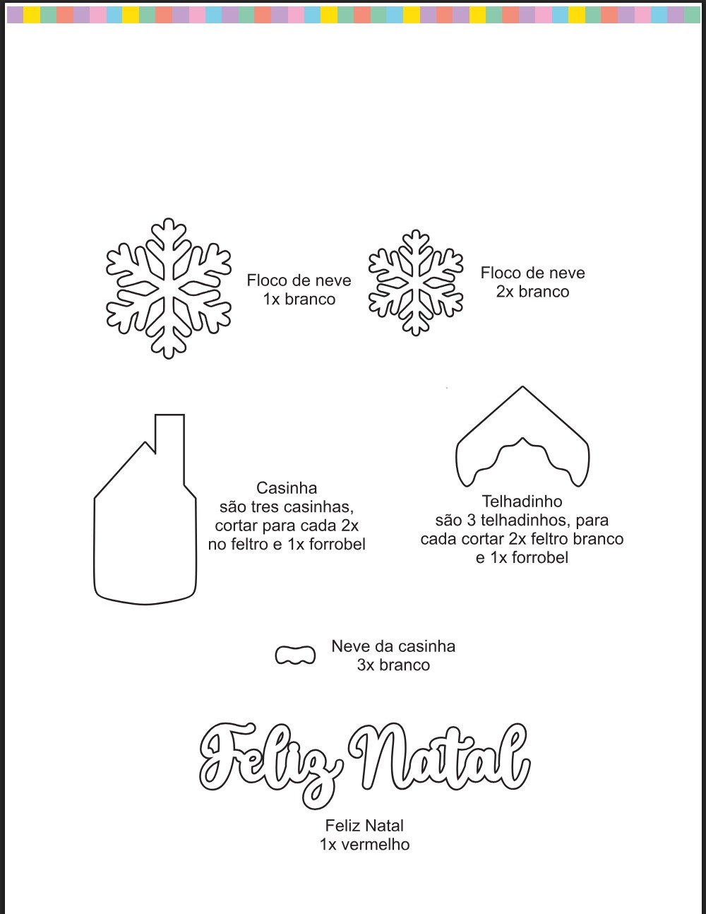 molde floco de feltro 2