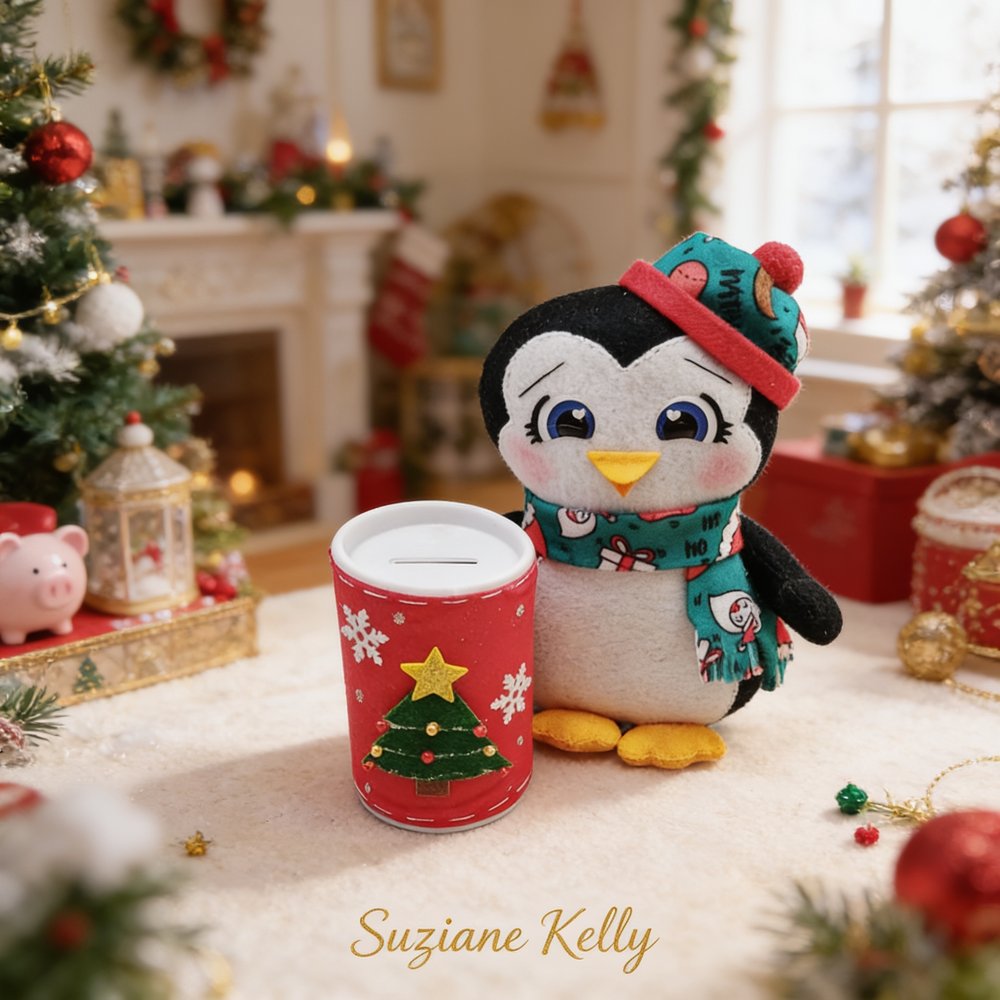 pinguim de feltro