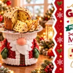 Gnomo Noel Porta Panetona: Molde Grátis para Natal